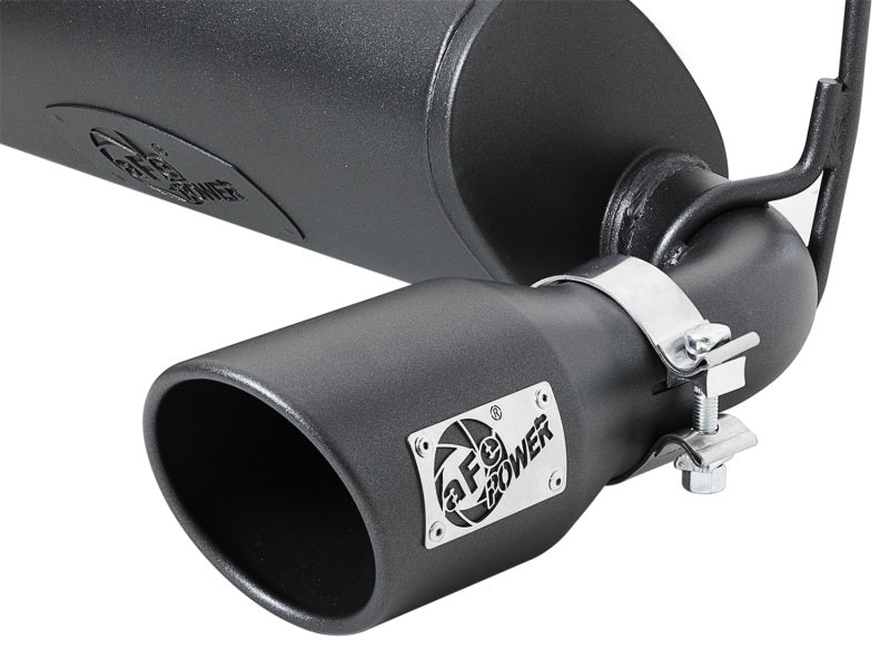 aFe Rebel Series 2.5in 409 SS Axle-Back Exhaust w/ Black Tips 2018+ Jeep Wrangler (JL) V6 3.6L - Burkken Auto Parts