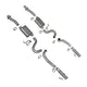 BBK 86-04 Mustang Cat Back Kit Varitune Mufflers Stainless Steel Tips - Burkken Auto Parts