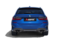 Akrapovic 20-22 BMW M340i (G20, G21) Slip-On Line (Titanium) (Requires BMW Part #18308686640) - Burkken Auto Parts