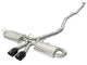 aFe Takeda 3in 304 SS Cat-Back Exhaust w/ Dual Center Black Tips 17+ Honda Civic Si (2dr) I4 1.5L - Burkken Auto Parts