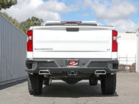 aFe Gemini XV 4in to Dual 3in 304 SS Cat-Back Exhaust w/ Cutout 19-21 GM Silverado/Sierra V8-6.2L - Burkken Auto Parts