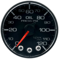 Autometer Spek-Pro 52.4mm 0-120 PSI Digital Stepper Motor Oil Pressue Gauge - Burkken Auto Parts
