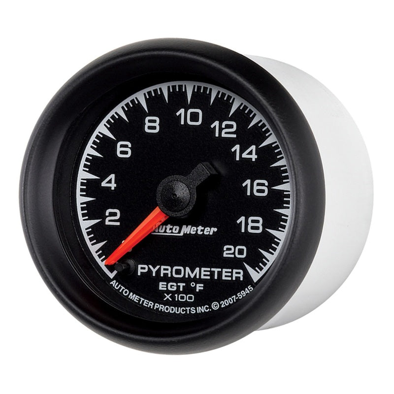 Autometer ES 52mm Full Sweep Electronic 0-2000 Degree F EGT/Pyrometer Gauge - Burkken Auto Parts