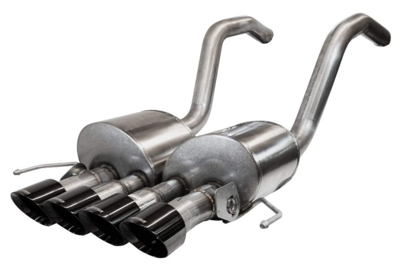 Corsa 2015-2019 Chevrolet Corvette C7 Z06 6.2L 2.75in Xtreme Axle-Back w/ Dual NPP & Quad Black Tips - Burkken Auto Parts