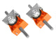 aFe Control PFADT Series Engine Mount Set; Chevrolet Corvette (C5/C6) 97-13 Orange - Burkken Auto Parts