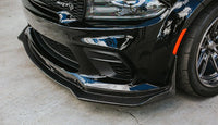 Anderson Composites 20-21 Dodge Charger Widebody Type-MB Carbon Fiber Front Splitter - Burkken Auto Parts