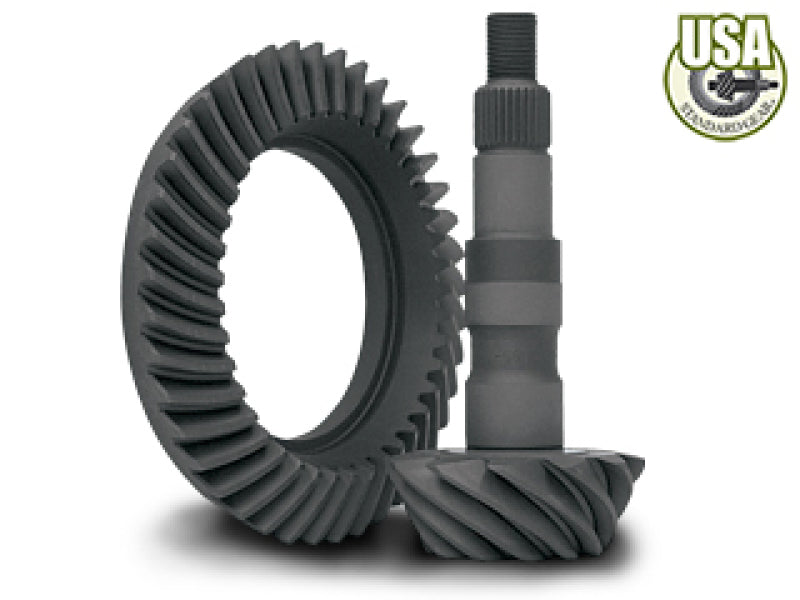 USA Standard Ring & Pinion Gear Set For GM 8.25in IFS Reverse Rotation in a 4.56 Ratio - Burkken Auto Parts