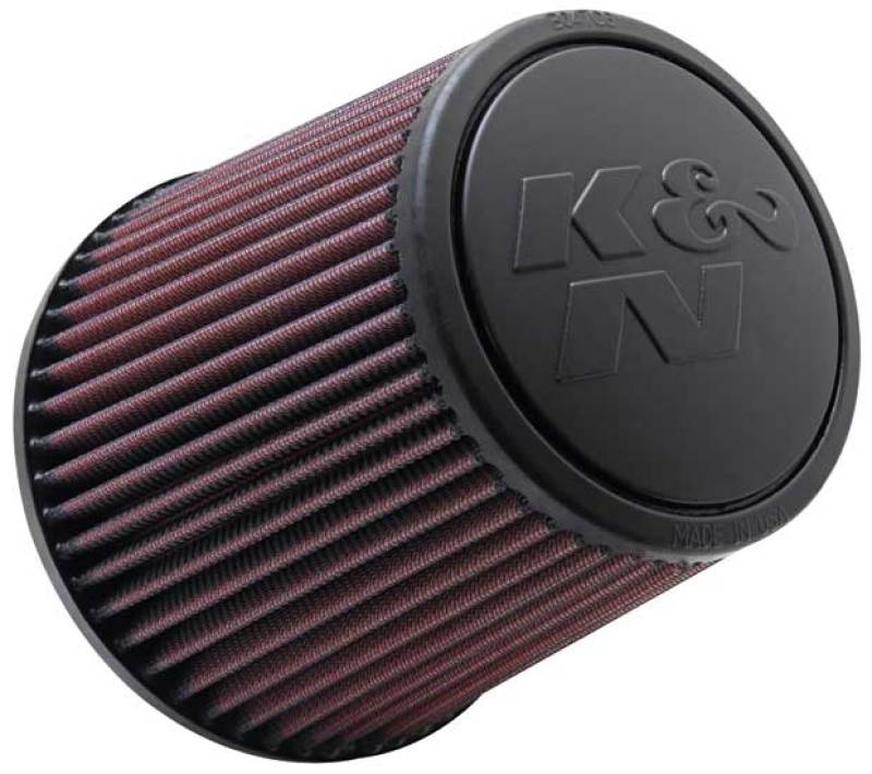 K&N Universal Rubber Filter - Round Tapered 6in Base OD x 3in Flange ID x 6in H - Burkken Auto Parts