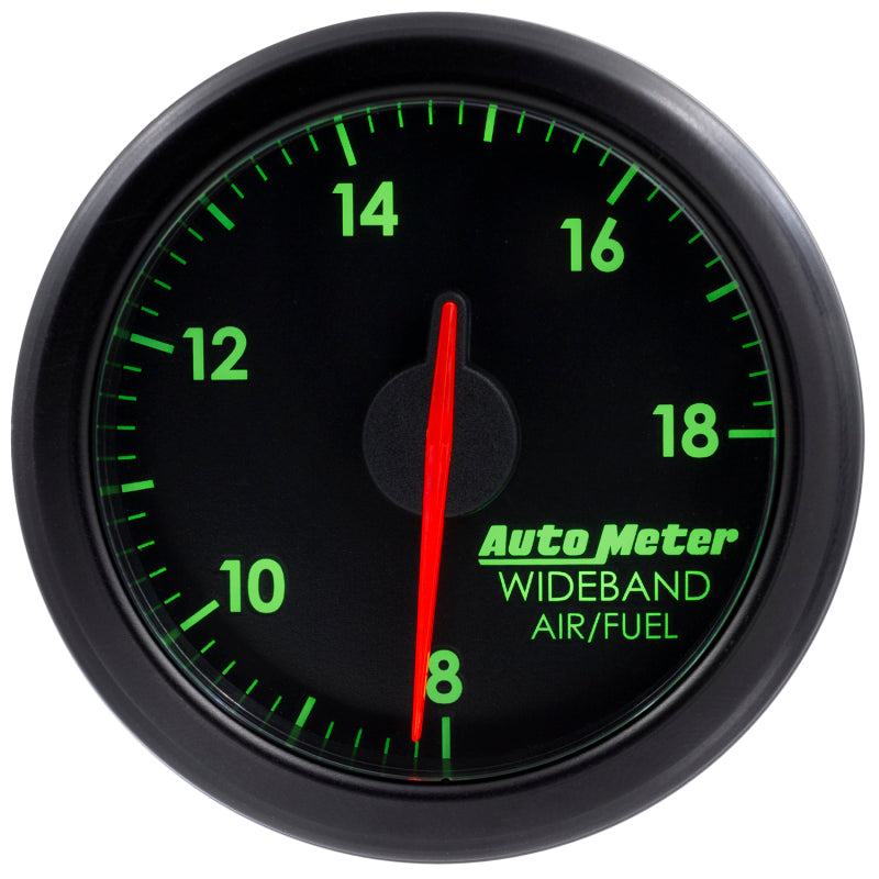 Autometer Airdrive 2-1/6in Wideband Air / Fuel Gauge 10:1-17:1 ARF Range - Black - Burkken Auto Parts