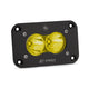 Baja Designs S2 Pro Flush Mount Spot Pattern LED Work Light - Amber - Burkken Auto Parts