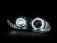 ANZO 1998-2002 Chevrolet Camaro Projector Headlights w/ Halo Black - Burkken Auto Parts