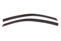 AVS 13-17 Honda Accord Coupe Ventvisor In-Channel Window Deflectors 2pc - Smoke - Burkken Auto Parts