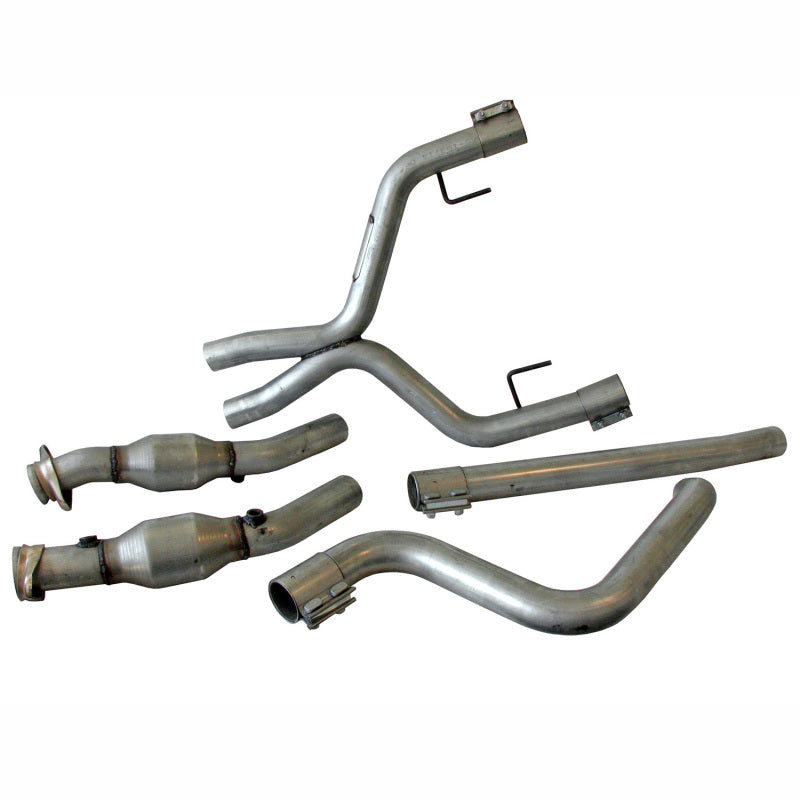 BBK 05-09 Mustang 4.0 V6 True Dual Cat Back Exhaust Conversion Kit With X pipe - Burkken Auto Parts