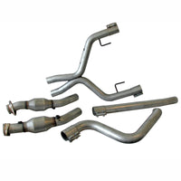 BBK 05-09 Mustang 4.0 V6 True Dual Cat Back Exhaust Conversion Kit With X pipe - Burkken Auto Parts