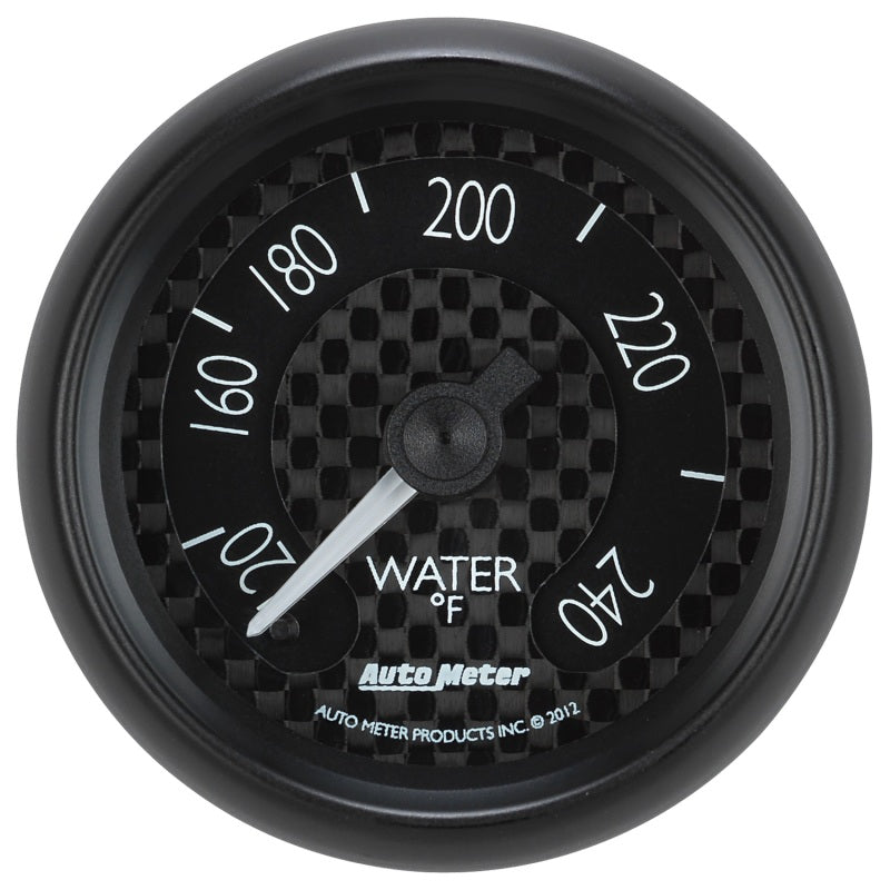 Autometer GT Series 52mm Mechanical 120-240 Deg F Water Temperature Gauge - Burkken Auto Parts