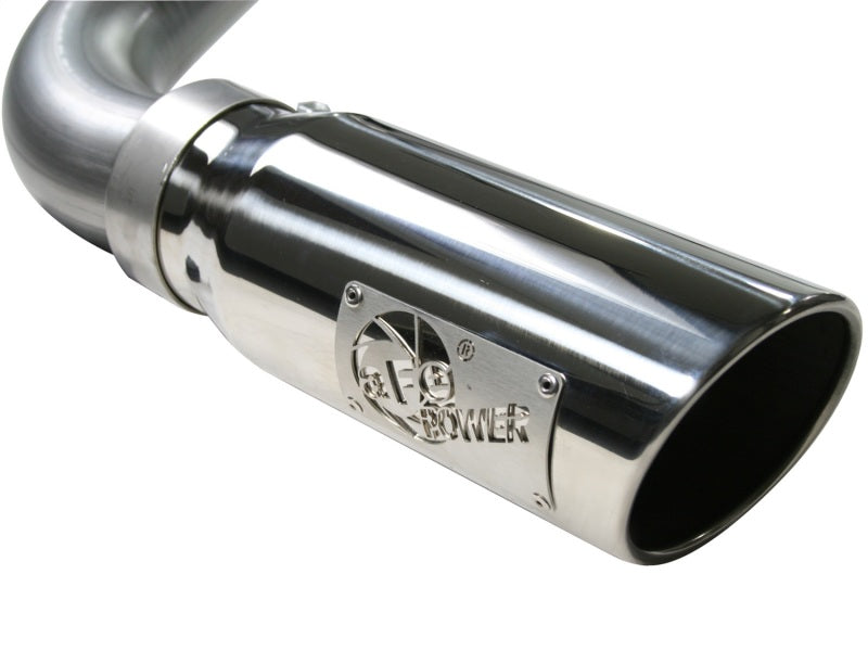 aFe MACHForce XP Exhaust SS-409 Cat-Back w/ 304SS Polished Tip 04-07 GM Trucks 1500 V6/V8 - Burkken Auto Parts