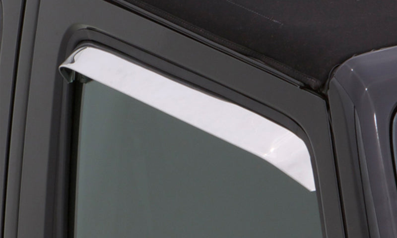 AVS 76-91 Chevy Blazer Ventshade Window Deflectors 2pc - Stainless - Burkken Auto Parts