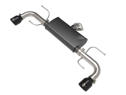 aFe Takeda 17-21 Mazda CX-5 2.5L (t) 2.5in. SS Axle-Back Exhaust System w/Black Tips - Burkken Auto Parts