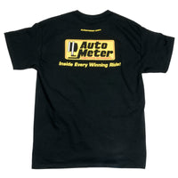 Autometer Black Competition Instruments T-Shirt - Large - Burkken Auto Parts