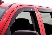 AVS 15-18 Chevy Silverado 2500 Crew Cab Ventvisor & Aeroskin Deflector Combo Kit - Matte Black - Burkken Auto Parts
