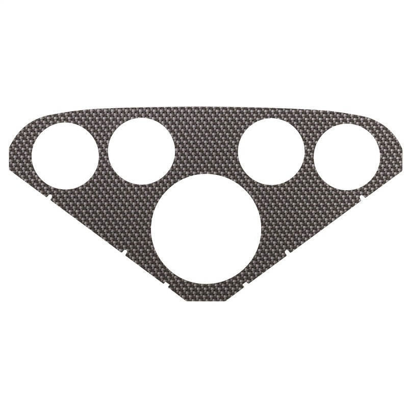AutoMeter Faceplate For PN 2208 Optional Silver Carbon Look - Burkken Auto Parts