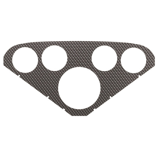 AutoMeter Faceplate For PN 2208 Optional Silver Carbon Look - Burkken Auto Parts