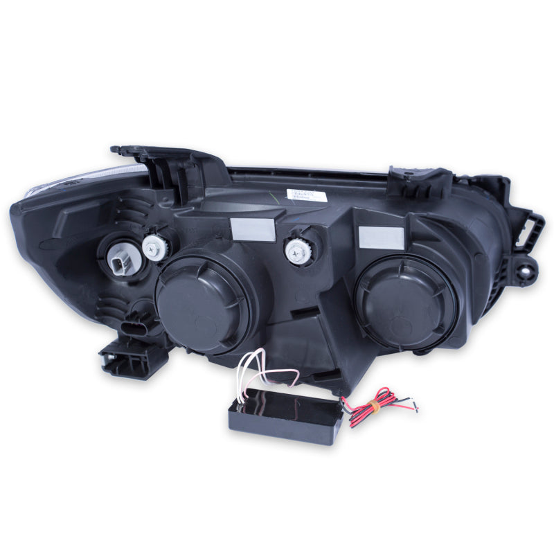 ANZO 2012-2015 Chevrolet Sonic Projector Headlights w/ Halo Black (CCFL) - Burkken Auto Parts