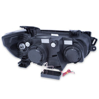 ANZO 2012-2015 Chevrolet Sonic Projector Headlights w/ Halo Black (CCFL) - Burkken Auto Parts