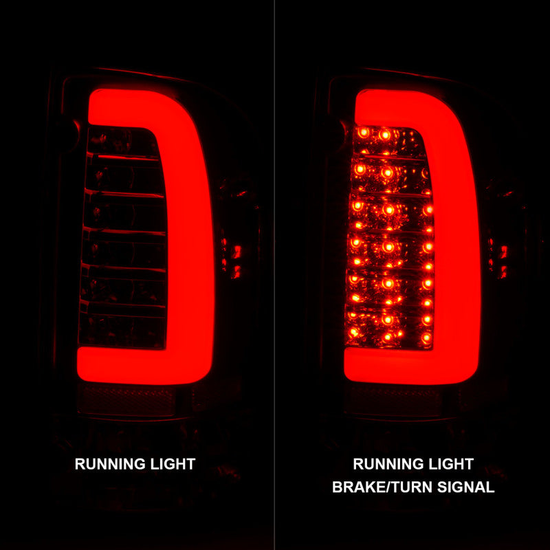 ANZO 95-00 Toyota Tacoma LED Taillights Chrome Housing Clear Lens (Pair) - Burkken Auto Parts