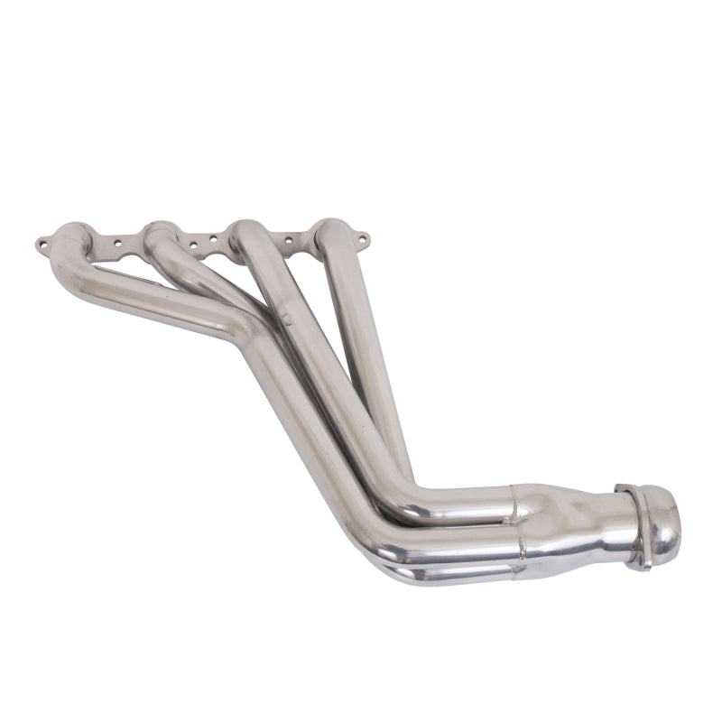 BBK 10-15 Camaro LS3 L99 Long Tube Exhaust Headers With Converters - 1-3/4 Silver Ceramic - Burkken Auto Parts