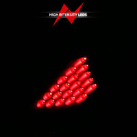 ANZO 2003-2005 Nissan 350Z LED Taillights Black - Burkken Auto Parts