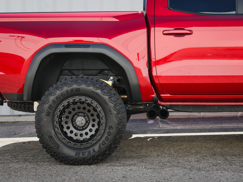 AFE 23-24 L4 GM Colorado/Canyon Rebel Series 3 IN 304 Stainless Steel Cat-Back System w/Black Tip - Burkken Auto Parts