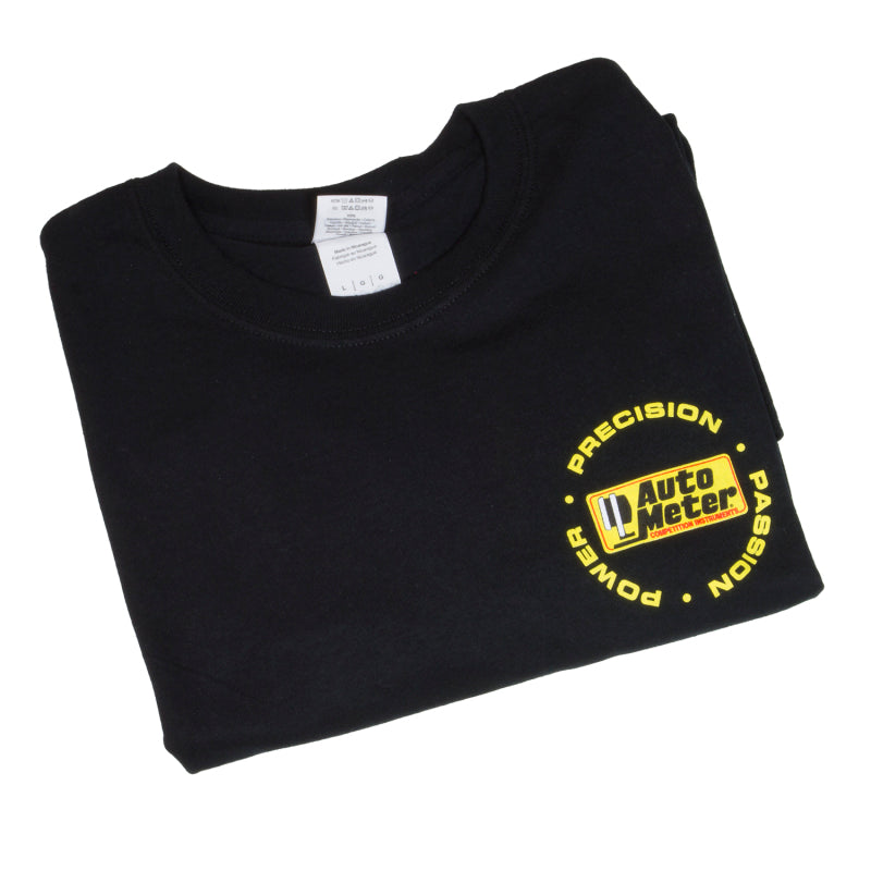 Autometer Black Competition Instruments T-Shirt - XXL - Burkken Auto Parts
