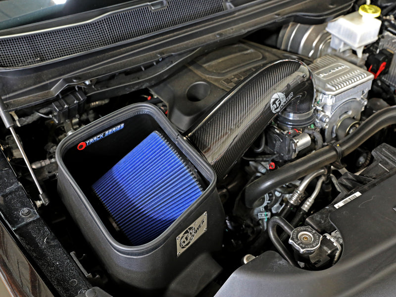 aFe 19-20 Dodge RAM 1500 5.7L Track Series Carbon Fiber Cold Air Intake System w/Pro 5R Filter - Burkken Auto Parts