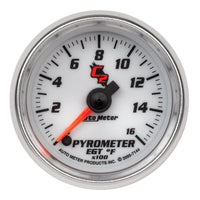 Autometer C2 52mm 1600 Deg F Electronic EGT Gauge - Burkken Auto Parts