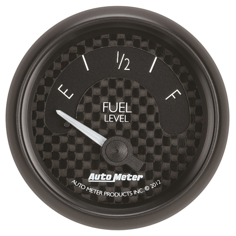 Autometer GT Series 52mm Short Sweep Electronic 0-90 ohms Fuel Level (For most 65-97 GM) - Burkken Auto Parts