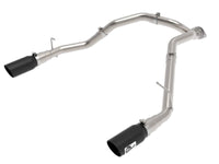 aFe Large Bore-HD 3 IN 409 Stainless Steel DPF-Back Exhaust System w/Black Tip RAM 1500 20-21 V6-3.0 - Burkken Auto Parts