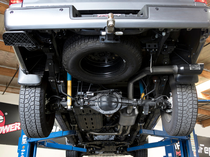 aFe MACHForce XP 2.5in Cat-Back Exhaust System w/ Black Tip Nissan Frontier 17-19 V8-5.6L - Burkken Auto Parts
