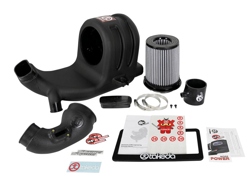 aFe Takeda Momentum Pro DRY S Cold Air Intake System 15-18 Honda Fit I4-1.5L - Burkken Auto Parts