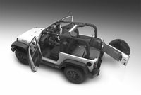 BedRug 07-10 Jeep JK 2Dr Rear 5pc Cargo Kit (Incl Tailgate & Tub Liner) - Burkken Auto Parts