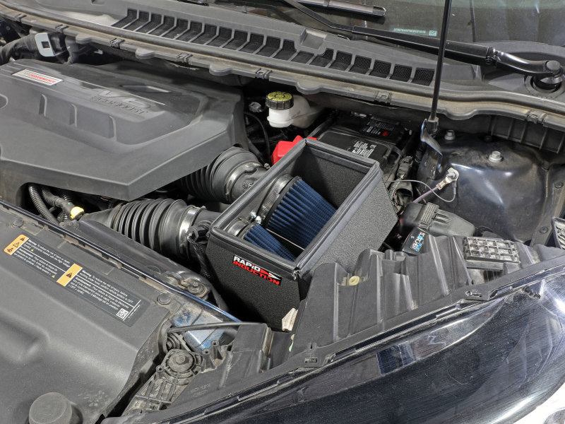 Rapid Induction Cold Air Intake System w/Pro 5R Filter 19-20 Ford Edge V6 2.7L (tt) - Burkken Auto Parts