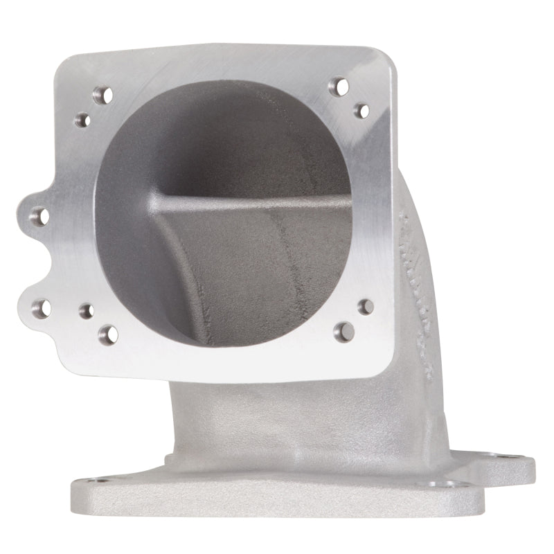 Edelbrock High Flow Intake Elbow 95mm Throttle Body to Square-Bore Flange As-Cast Finish - Burkken Auto Parts