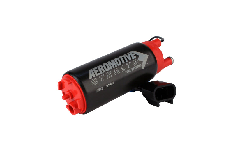 Aeromotive 340 Series Stealth In-Tank E85 Fuel Pump - Offset Inlet - Inlet Inline w/Outlet - Burkken Auto Parts
