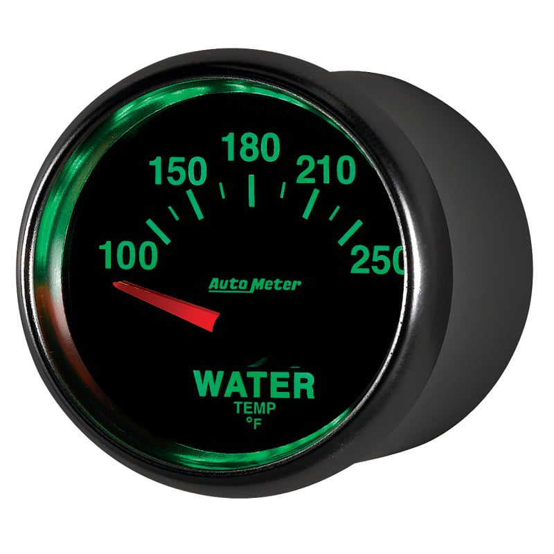 Autometer GS 52mm 100-250 Deg F Short Sweep Electronic Water Temperature Gauge - Burkken Auto Parts