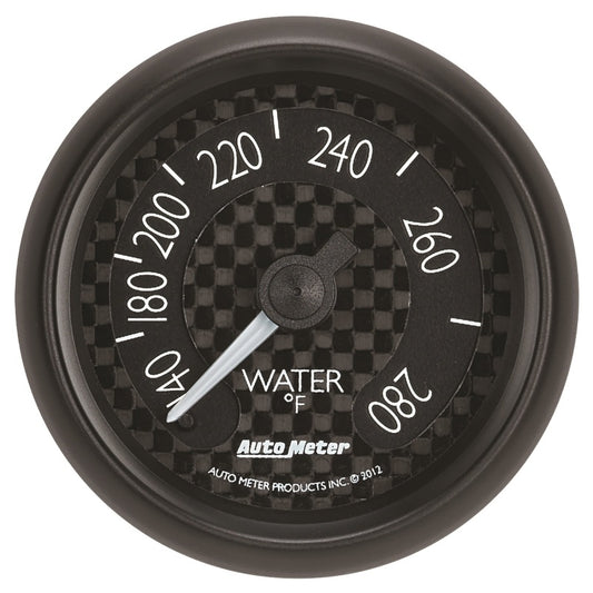 Autometer GT Series 52mm Mechanical 140-280 Deg F Water Temperature Gauge - Burkken Auto Parts