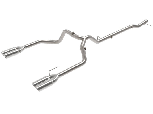 aFe GM Trucks 23-24 L6-3.0L (td) LZ0 Vulcan Series 3in 304 SS DPF-Back Exhaust System w/Polished Tip - Burkken Auto Parts