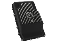 aFe 17-24 Ford F-150 10R60/10R80 Pro Series Rear Transmission Pan Black w/ Machined Fins - Burkken Auto Parts