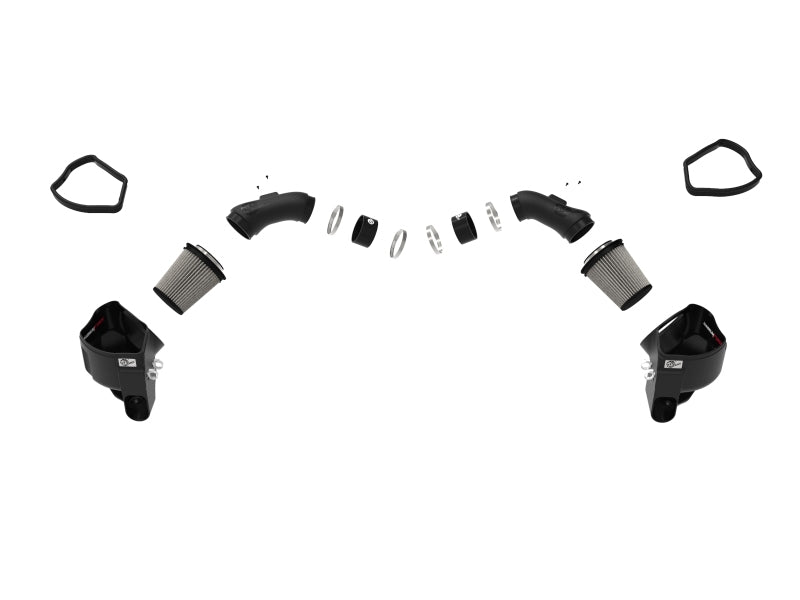 aFe POWER Magnum FORCE Stage-2 Pro DRY S Cold Air Intake System 12-19 BMW M5 (F10) / M6 (F12/13) - Burkken Auto Parts