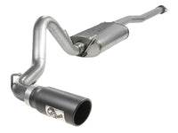 aFe MACHForce XP Exhausts Cat-Back SS-409 EXH CB Toyota Tacoma 05-13 V6-4.0L (Blk Tip) - Burkken Auto Parts