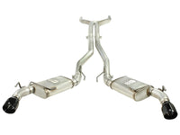 aFe MACHForce XP Exhaust 3in Stainless Stee CB/10-13 Chevy Camaro V8-6.2L (td) (gloss blk tip) - Burkken Auto Parts